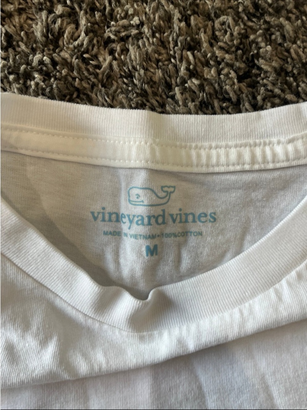 Vineyard Vines Patriotic Guitar Tee Shirt Red White Blue Men’s Medium - Picture 5 of 7